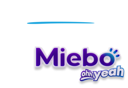 Banner saying A different kind of drop with the Miebo logo underneath