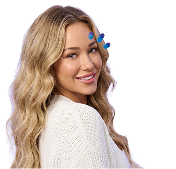 Man looking to the left with three drops next to his eye